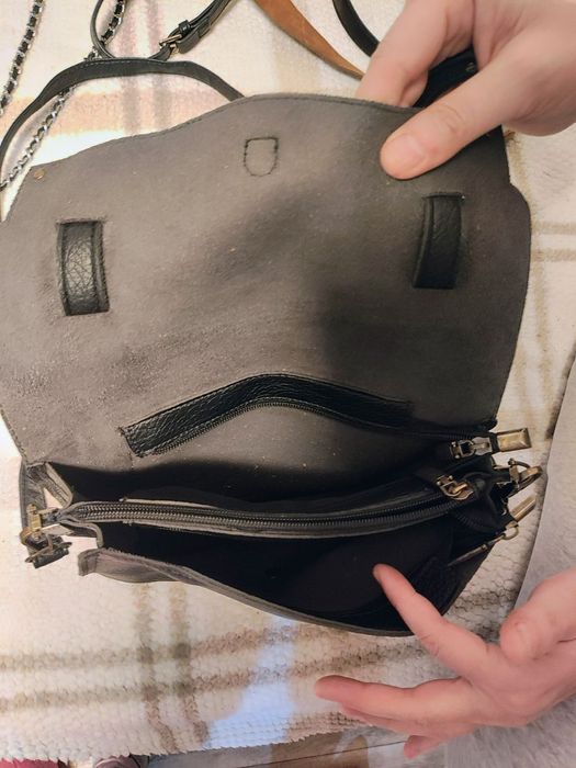 Кожена дамска чанта