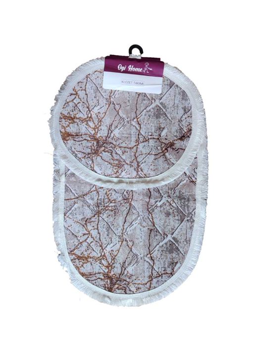 Vannaxona uchun yumshoq gilamchalar to'plami, sirpanmaydigan