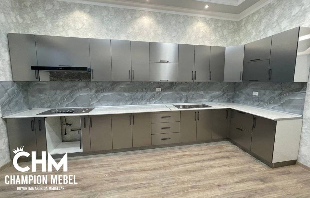 Замонавий ошхона мебеллари ХАЙТЕК усдубида |  Кухонный гарнитур ХАЙТЕК