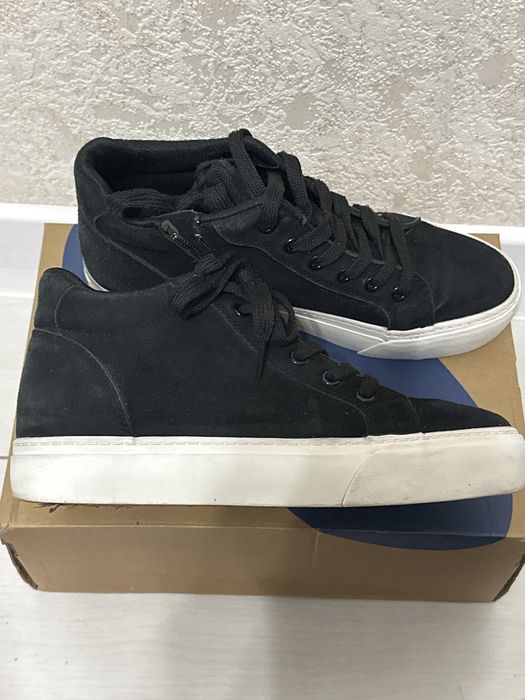 Кеды, замшевые черные