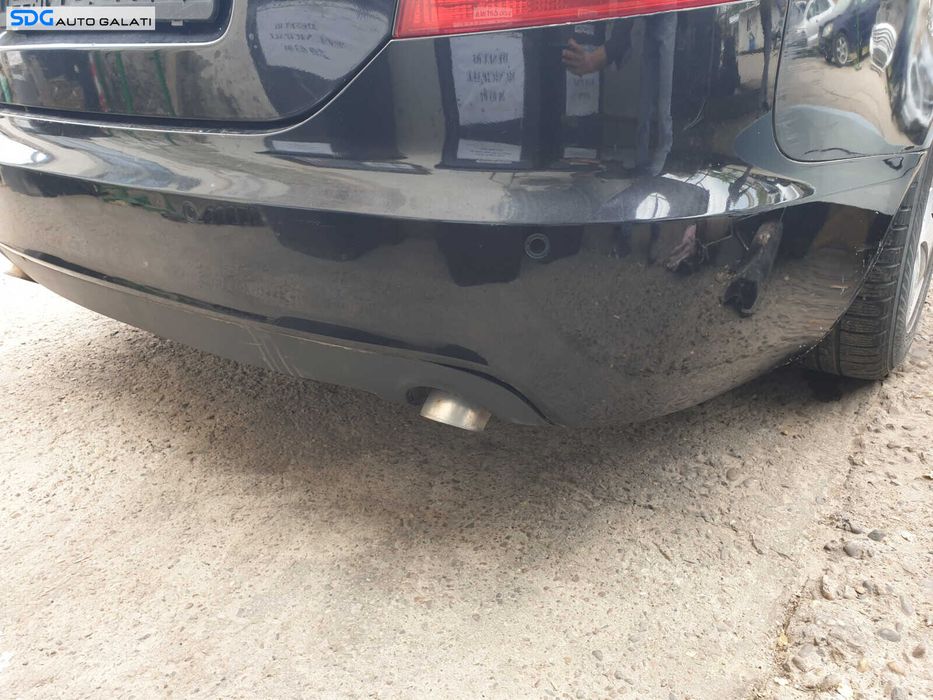 Bara Spoiler Spate cu Locas Senzori Parcare cu Imperfectiuni Neagra Audi A6 C6 4F Berlina Sedan 2005 - 2008 [L1933]