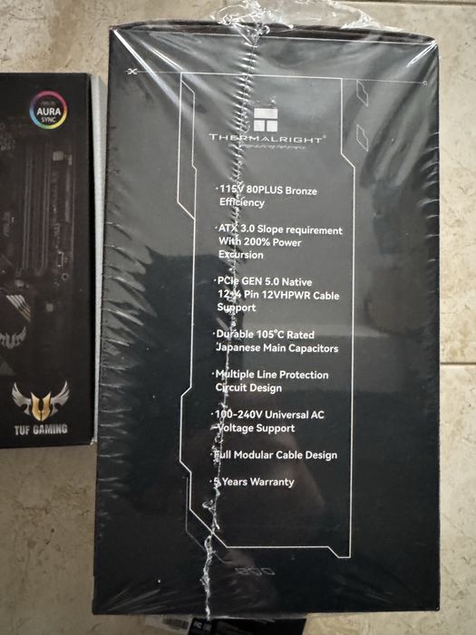 Kit piese gaming asus tuf b550 pro (SKT AMD AM4)+1TB SSD + Sursa 850W 80%BRONZE PLUS THERMALRIGHT TOATE NOI/SIGILATE