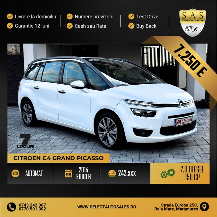 Citroen C4 Grand Picasso / 7 locuri / 2.0 hdi/ Automata /cash sau rate