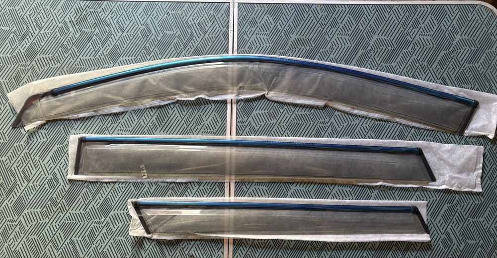 Ветровики дефлекторы на окна 6 шт для Hyundai Mufasa 2023-