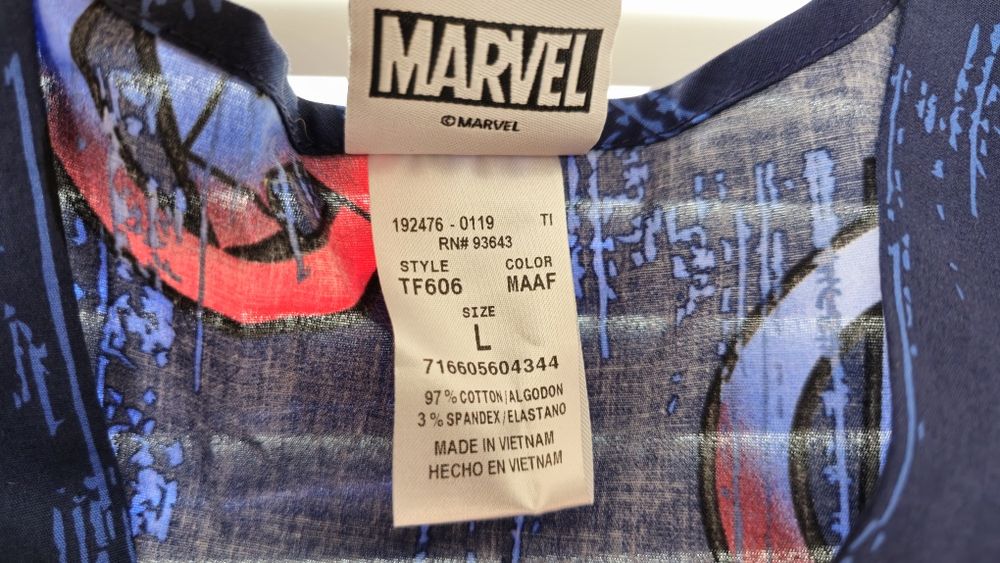 Медицинска работна туника Captain America