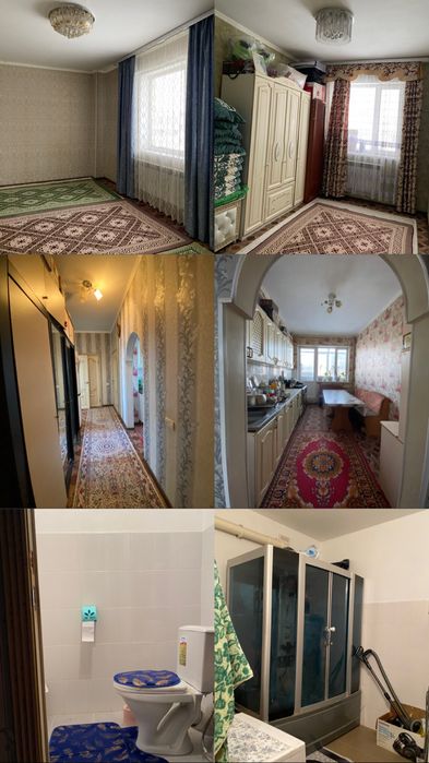 Кеңдаладан 3 бөлмелі пәтер сатылады.