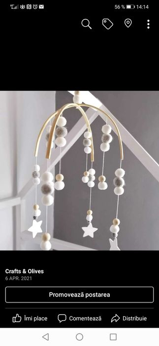 Carusel patut copii/ bebeluși hand made