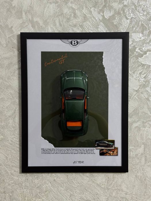 3D картина на стену BENTLEY