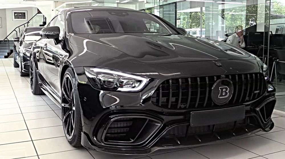 Решетка X290 W290 AMG GT 43 53 63 BRABUS черна