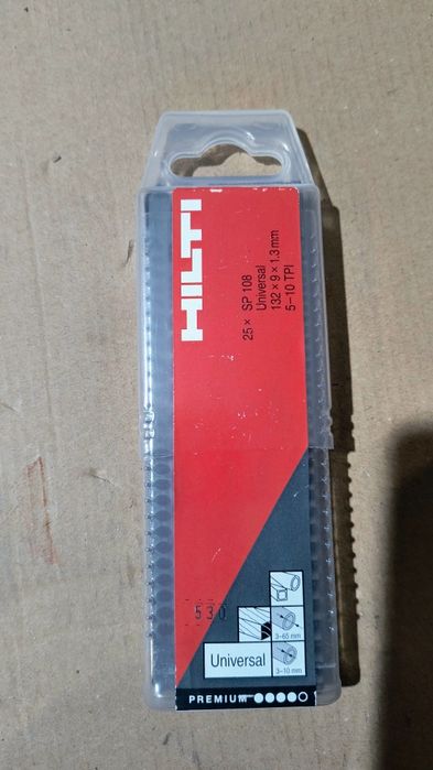 Hilti ножове за саблен трион и зеге