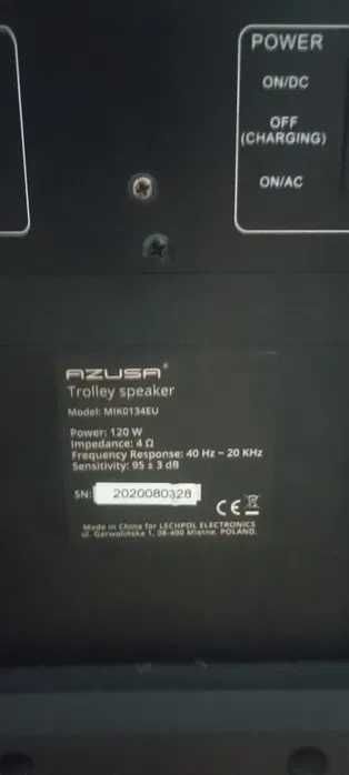 Boxa Portabila Azusa 120 W CA NOUA!