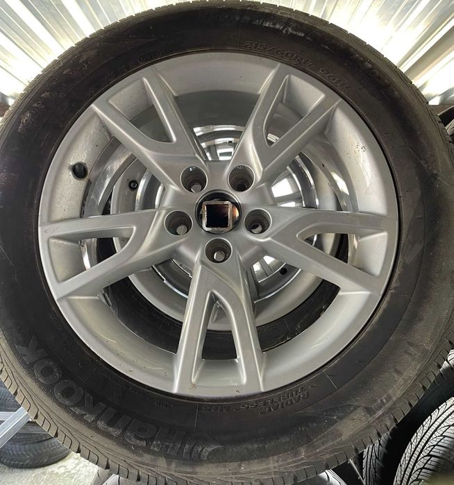 Set jante aliaj R17 originale Audi Q3 2011-2017 cu anvelope de vara