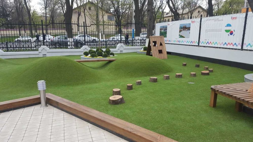 Искусственный газон, Suniy chim