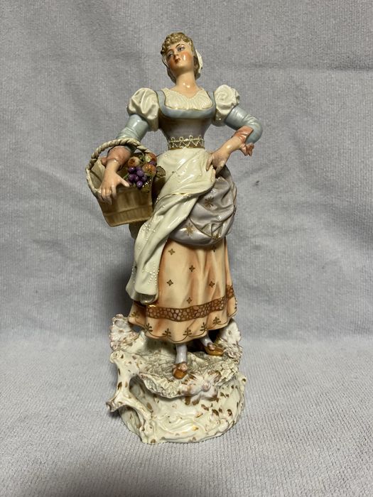 Колекционерска порцеланова двойка E&A Muler,Germany