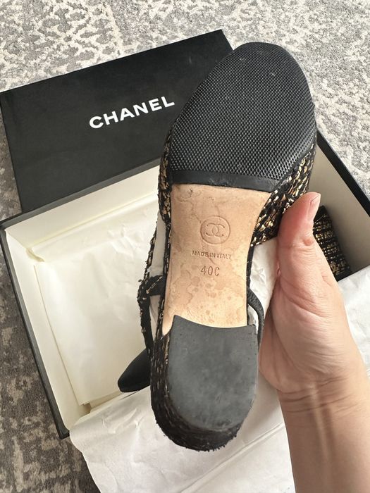 Слингбеки Chanel на 39 размер люкс