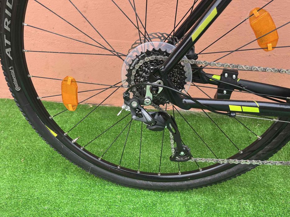 Като Нов Алуминиев Хидравличен Велосипед  RIVERSIDER 28цола 9х3