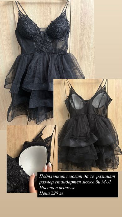 Рокли носени по 1-2 пъти много запазени и нямат следи от употреба