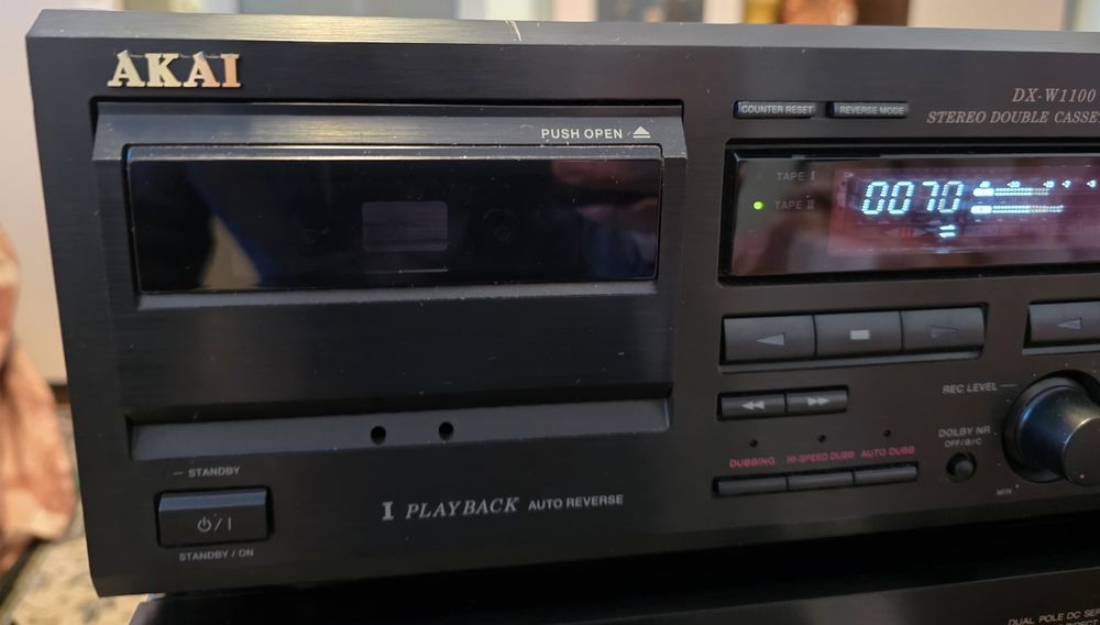 Deck Casetofon Akai DX W1100