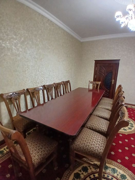 Стол стул 12 кишилик