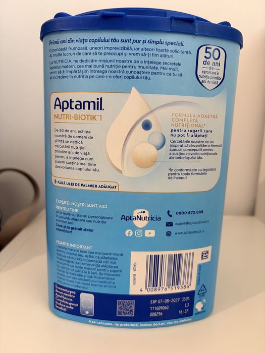 Aptamil Nutri-Biotik 0-6luni