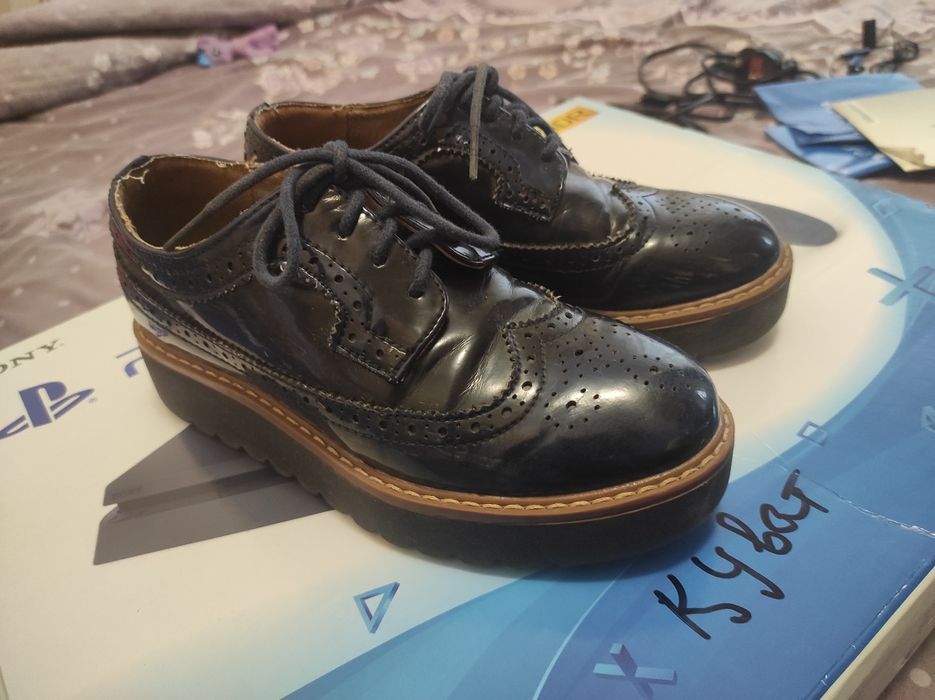 Обувь стильные оксфорды, лофферы. Детские.