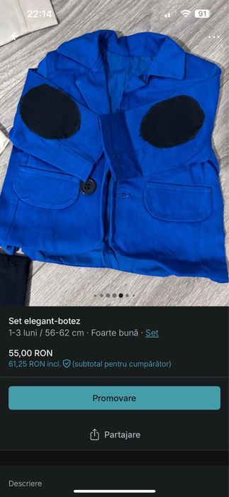 Set elegant baiat 56-62