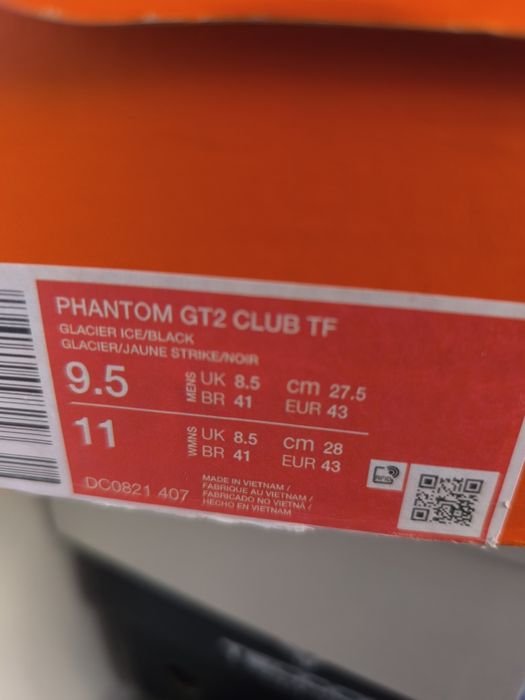 Стоножки 42  Nike Phantom GT2