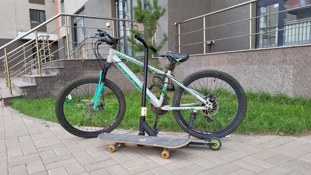 только велосипед