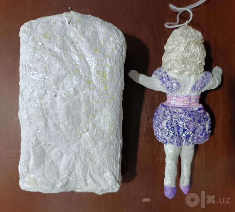 Реставрированные игрушки из ваты времен ссср