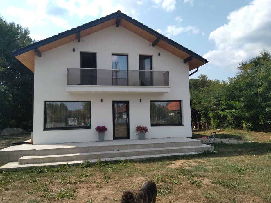 Balustrada de sticla cu spigoti