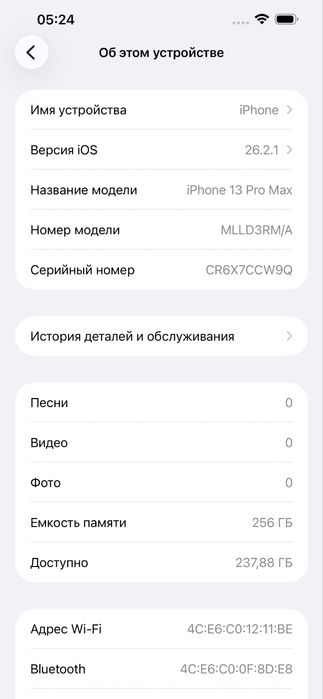 iPhone 13 pro max 256GB