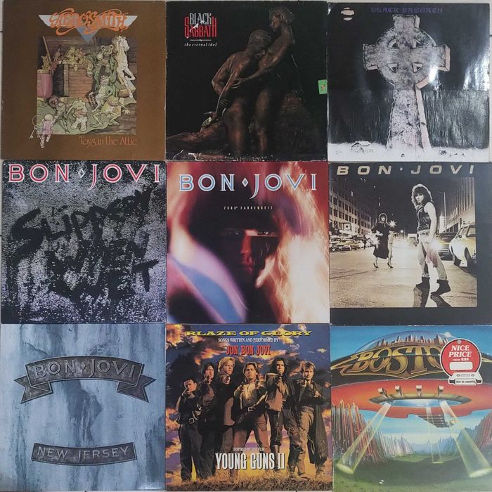 Discuri vinil, LP-uri, hard & heavy metal