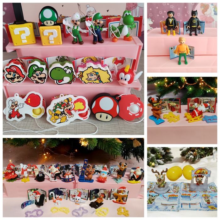 Kinder dc Playmobil, Christmas, Super  Mario