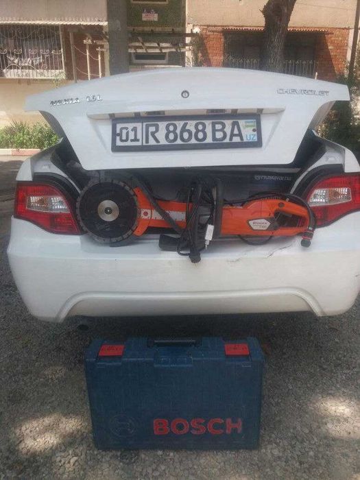 алмазная резка траншеи,перфоратор, дробилка, демонтаж траншие