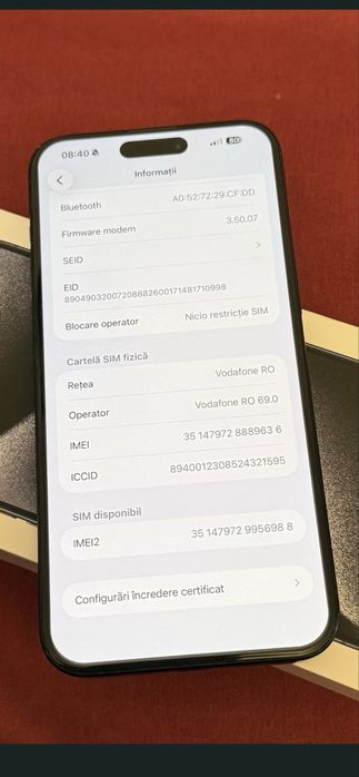 Iphone 15 Pro Max liber de retea