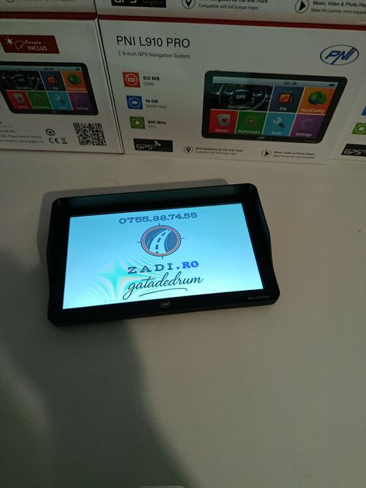 Gps profesional PNI L910- ecran de 9"-program TIR-full Europa-garanti