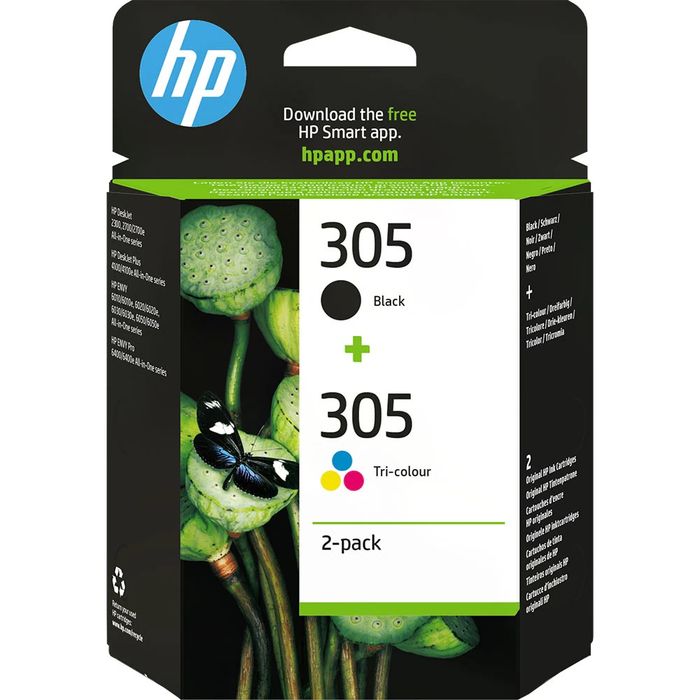 Pachet cartușe hp 305 negru/tricolor