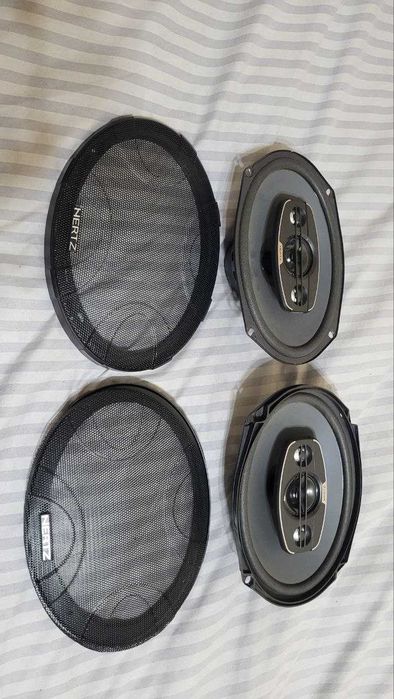 Колонки автомобильные динамики Hertz Uno X 690 в машину овальные 6х9