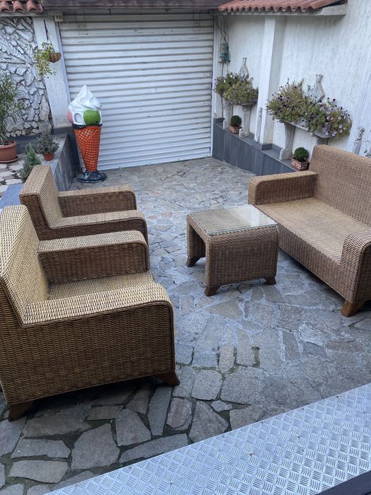 Ратанови мебели,естествен ратан