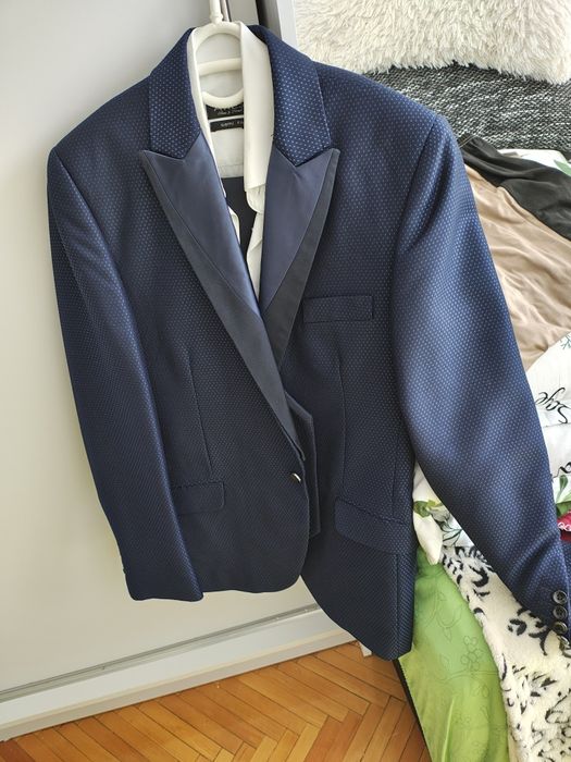 Costum  albastru de mire