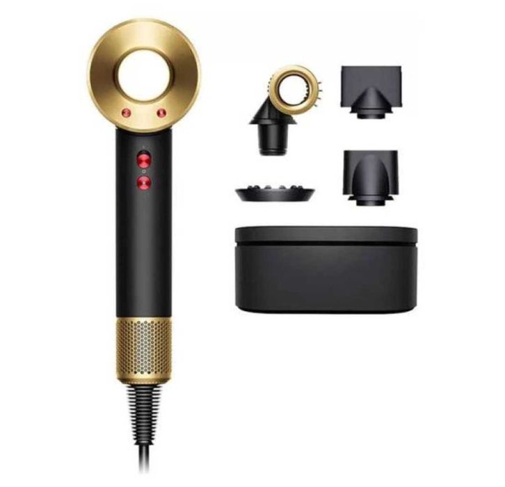 фен Dyson Supersonic HD07 black/gold