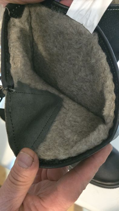 Сапоги рабочие кожа зима