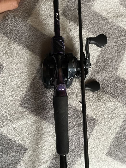 Бейткаст комплект daiwa prorex ags / tsurinoya dark wolf
