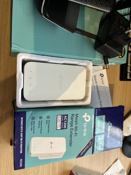 Router mesh tplink ac2300 si extender re300 onemesh