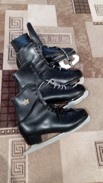 Коньки натур. кожа