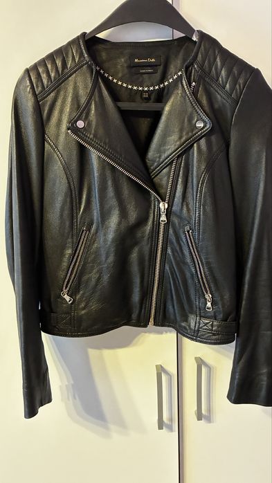 Geaca de piele Massimo Dutti