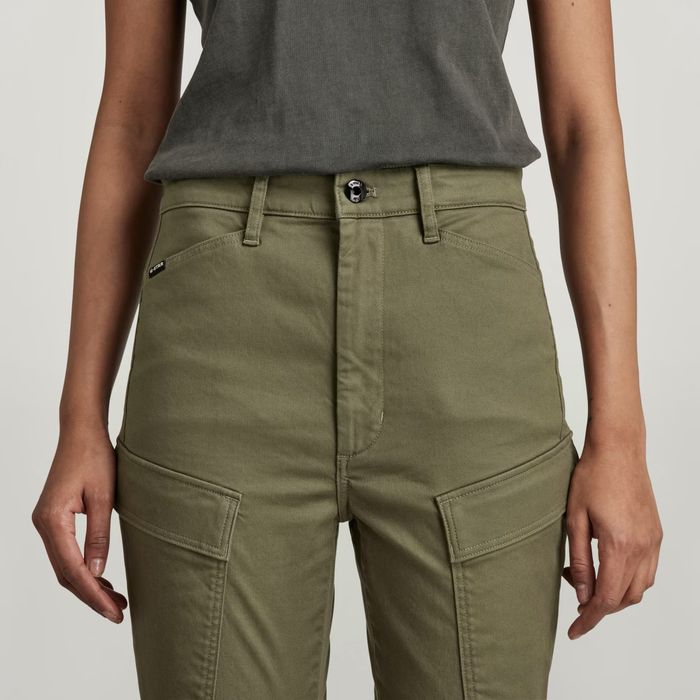 G-Star RAW Kafey Cargo Ultra High Skinny Jeans ОРИГИНАЛНИ дамски карго