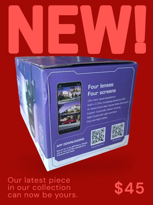 iCsee - 12MP - тройна камера, монтаж на таван или стена. Промоция