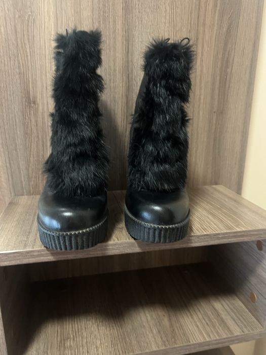 Дамски боти естествена кожа