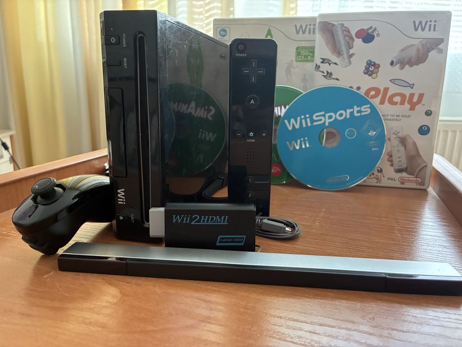 Nintendo Wii с оригинални игри hdmi